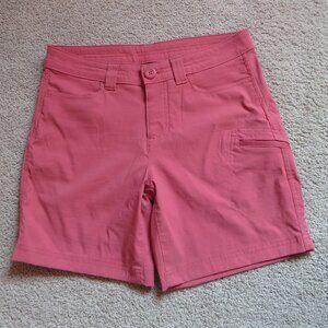 NEW Eddie Bauer Rainier Womens Waterproof Active Shorts Size 2 Watermelon Red.